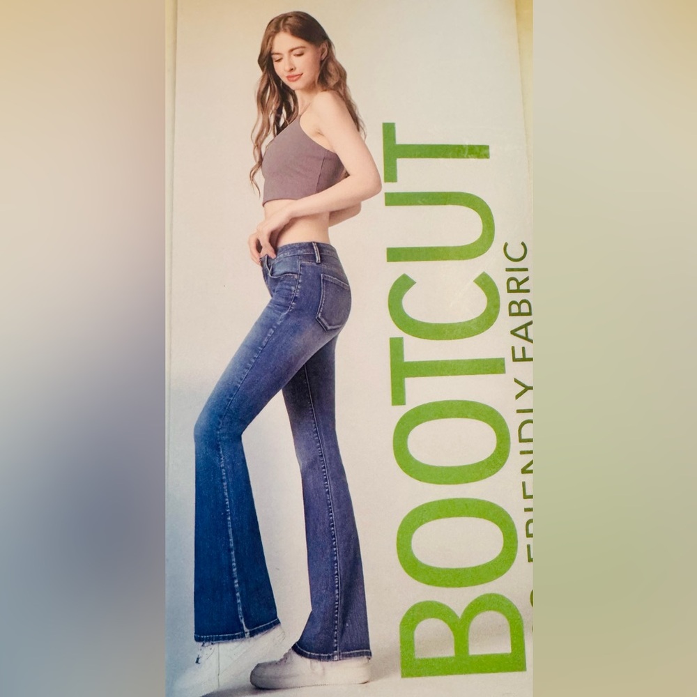 Simple Society Bootcut Jean Blue Denim - Picture 9 of 9